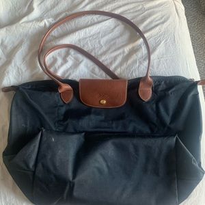 Black Longchamp Tote Bag